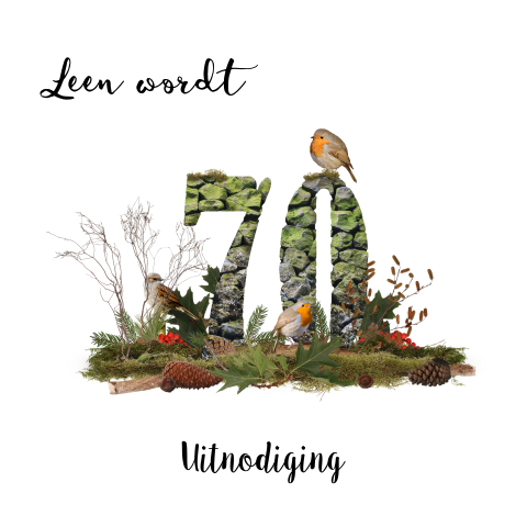 Uitnodiging verjaardagsfeest 70 jaar