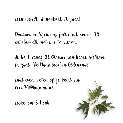 Kaart binnenkant