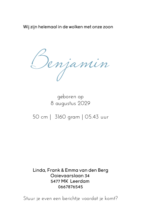 Kaart binnenkant