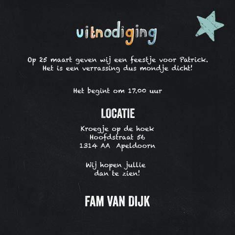 Kaart binnenkant