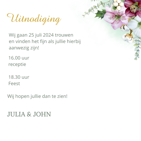 Kaart binnenkant