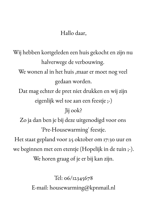 Kaart binnenkant
