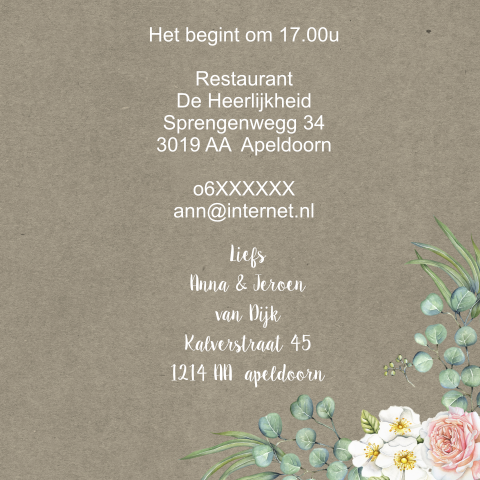 Kaart binnenkant