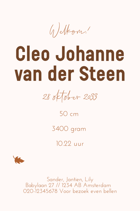 Kaart binnenkant