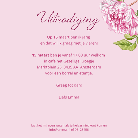 Kaart binnenkant