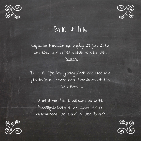Kaart binnenkant