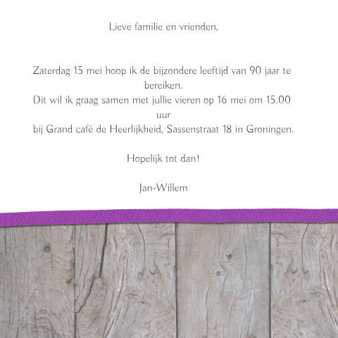 Kaart binnenkant