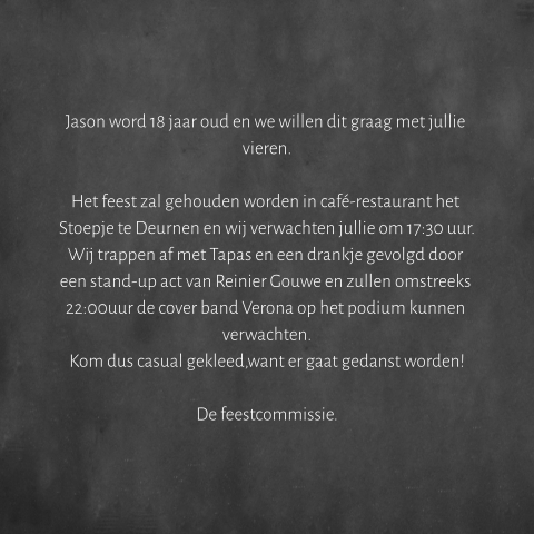 Kaart binnenkant