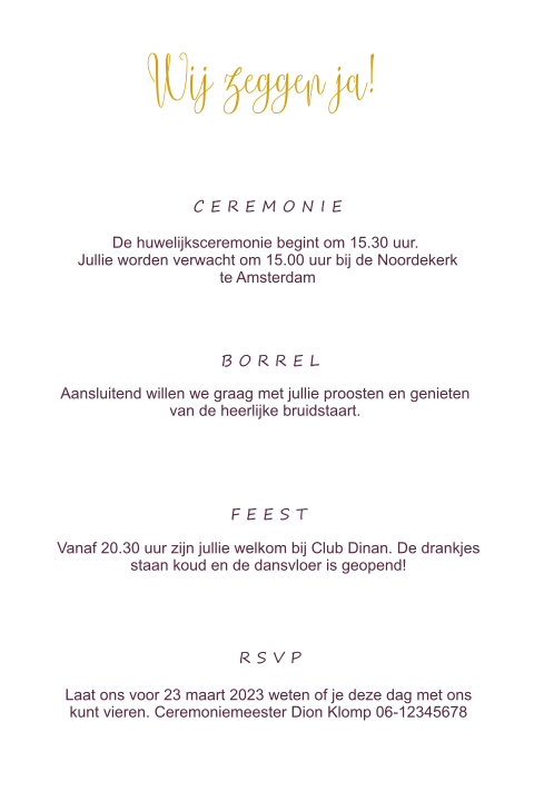 Kaart binnenkant