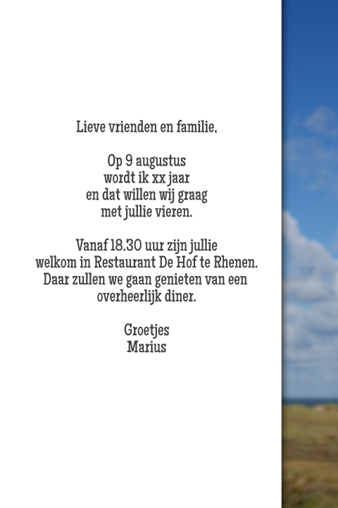 Kaart binnenkant