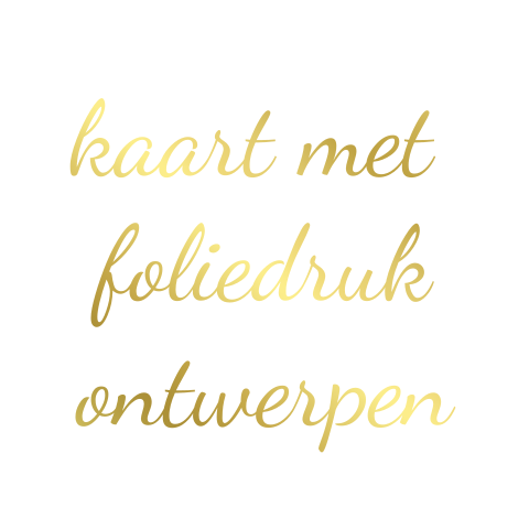 Vierkante kaart met foliedruk ontwerpen