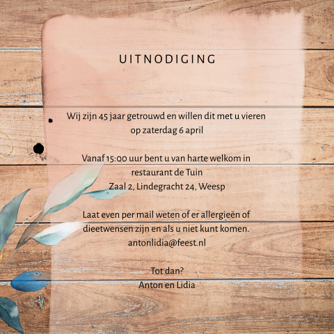 Kaart binnenkant