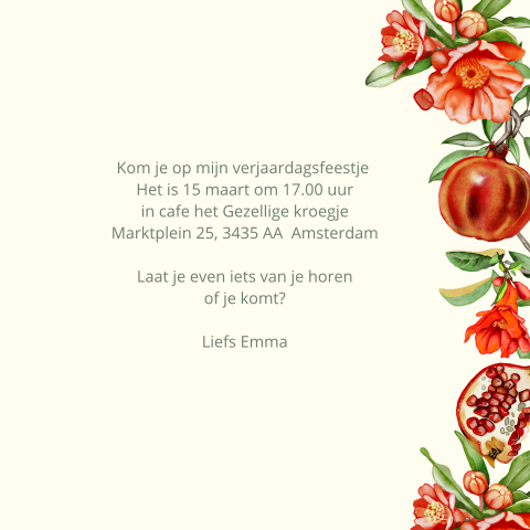 Kaart binnenkant