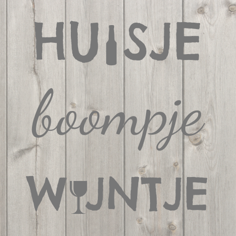 Verhuiskaart huisje boompje wijntje