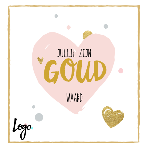 Bedankje voor inzet zorg personeel met hartje