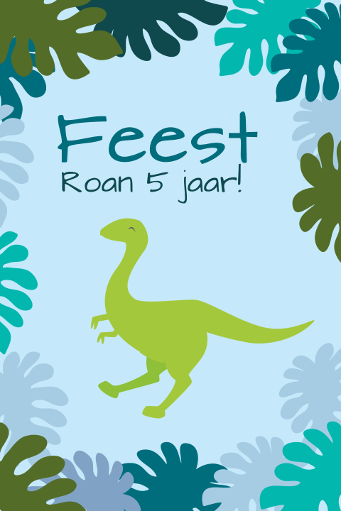 dinofeestje dinosuarusfeestje kinderfeestje partijtje jongen