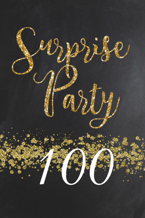 Uitnodiging Surprise party 100 jaar