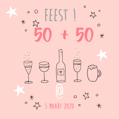 Uitnodiging voor een dubbel feest