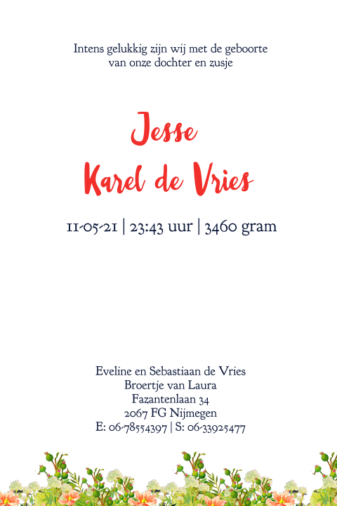 Kaart binnenkant