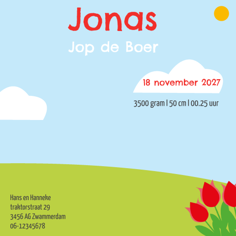 Kaart binnenkant