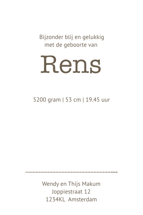 Kaart binnenkant