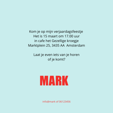 Kaart binnenkant