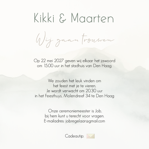 Kaart binnenkant