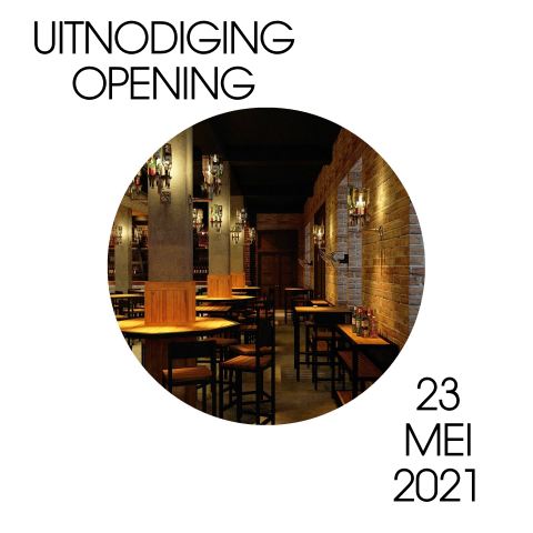 Moderne uitnodiging voor een nieuwe zaak