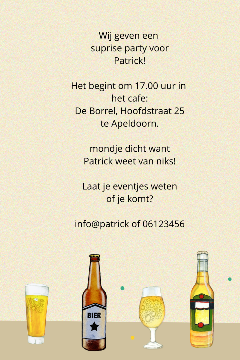 Kaart binnenkant