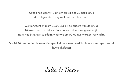 Kaart binnenkant