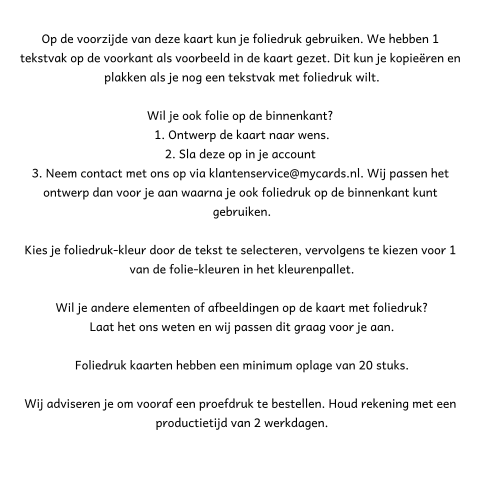 Kaart binnenkant