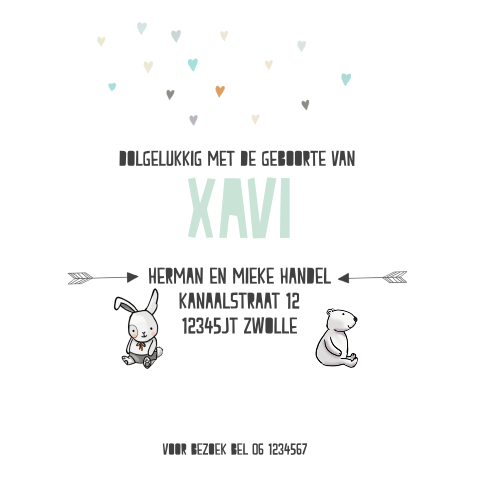 Kaart binnenkant