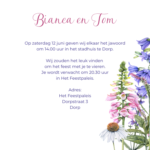 Kaart binnenkant