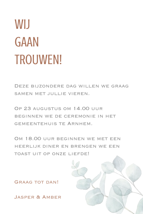 Kaart binnenkant