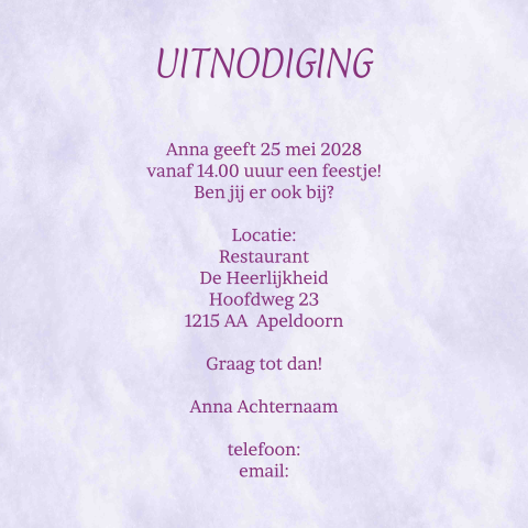 Kaart binnenkant