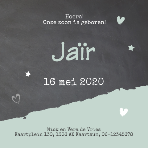 Kaart binnenkant