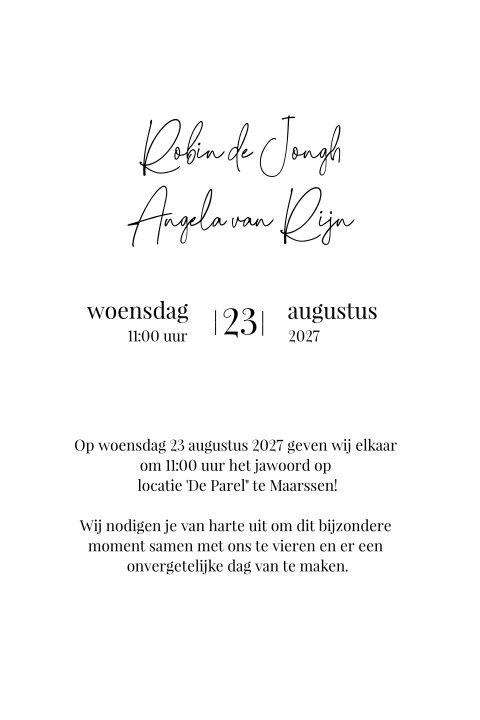 Kaart binnenkant