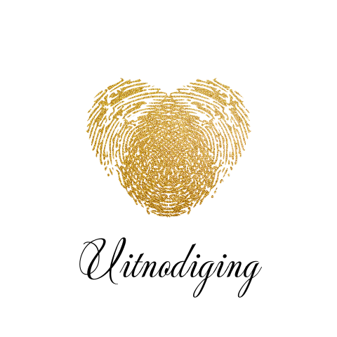 Sluitzegel met vingerafdruk in goudlook