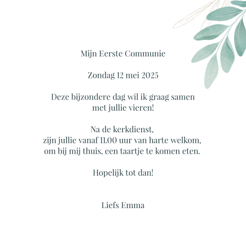 Kaart binnenkant