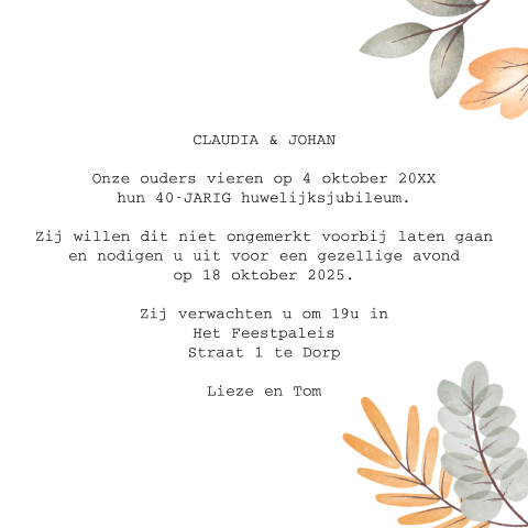 Kaart binnenkant