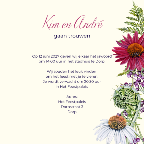 Kaart binnenkant