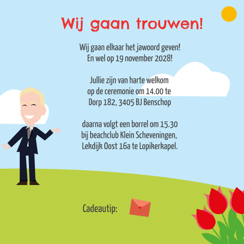 Kaart binnenkant
