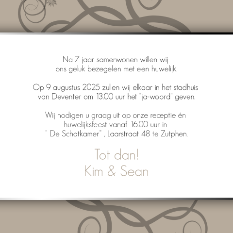 Kaart binnenkant