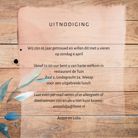 Kaart binnenkant