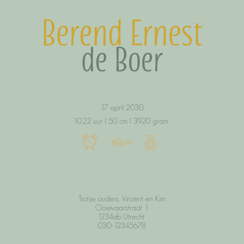 Kaart binnenkant