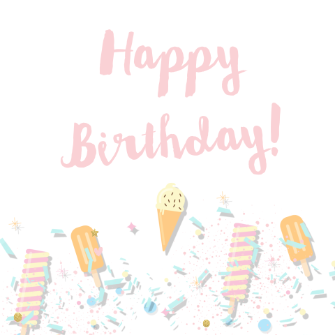 Vrolijke felicitatiekaart voor een verjaardag