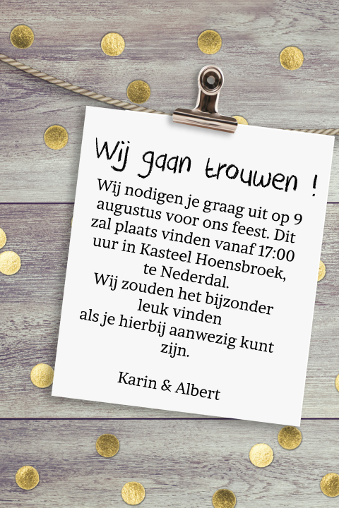 Kaart binnenkant