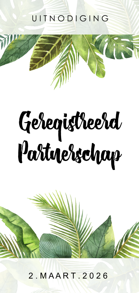 Langwerpig Geregistreerd Partnerschap botanisch