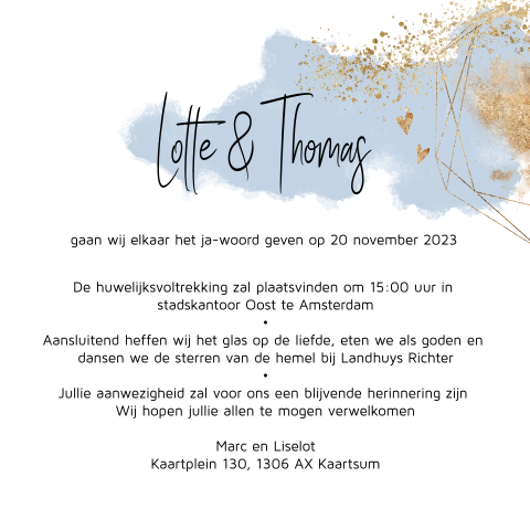 Kaart binnenkant