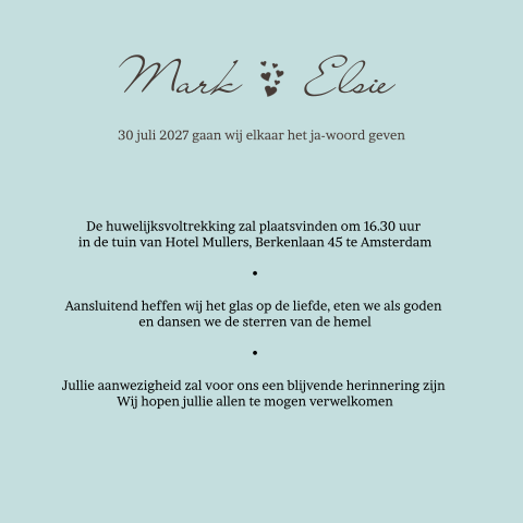 Kaart binnenkant